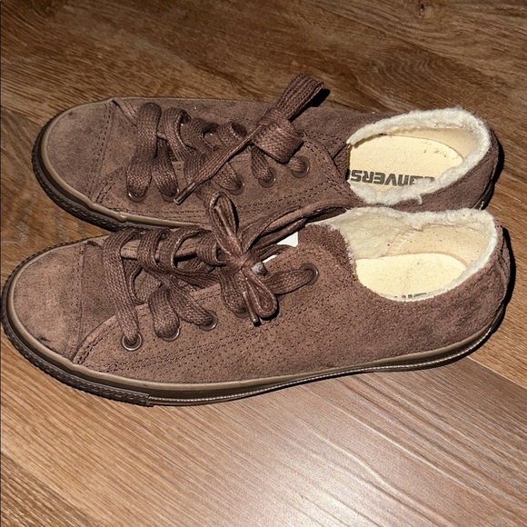 Converse Brown Suede Sneakers - Picture 4 of 4